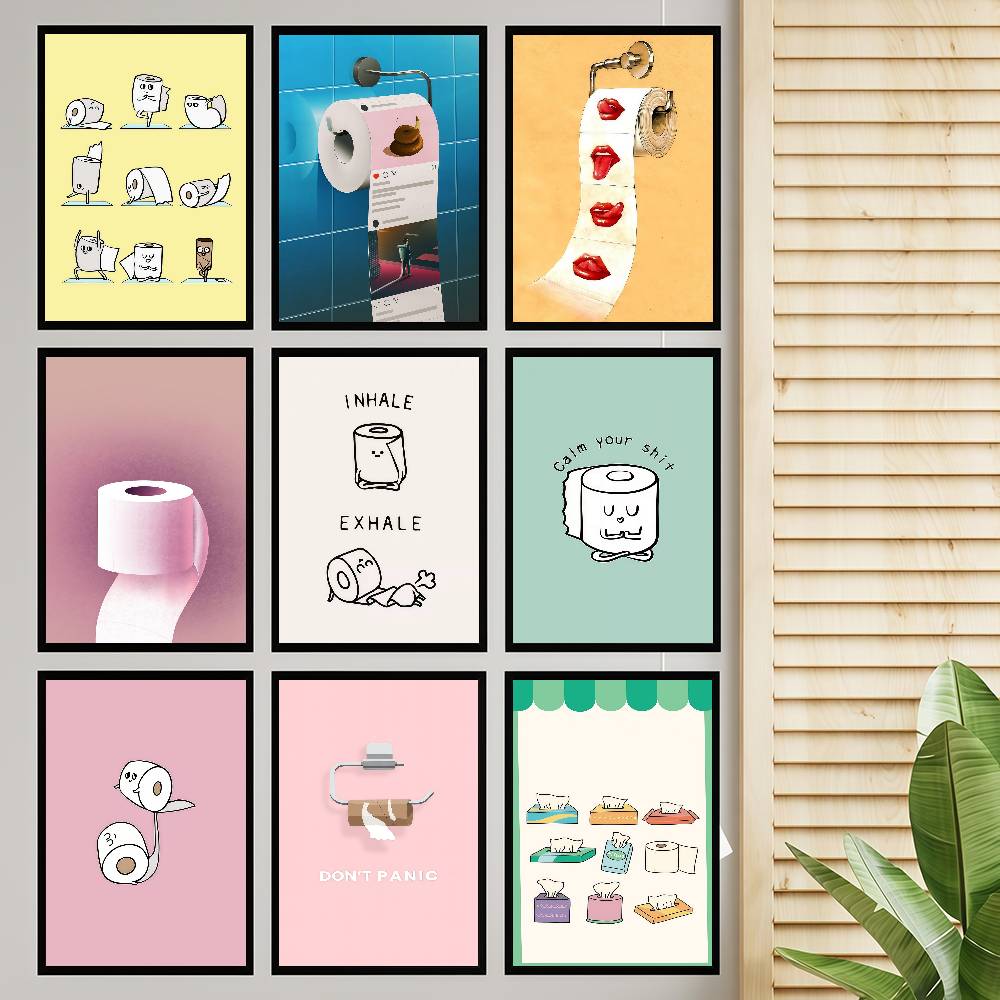 Yoga Fitness Bar - Toiletpapier Yoga Grappig Citaat Minimalistische DIY