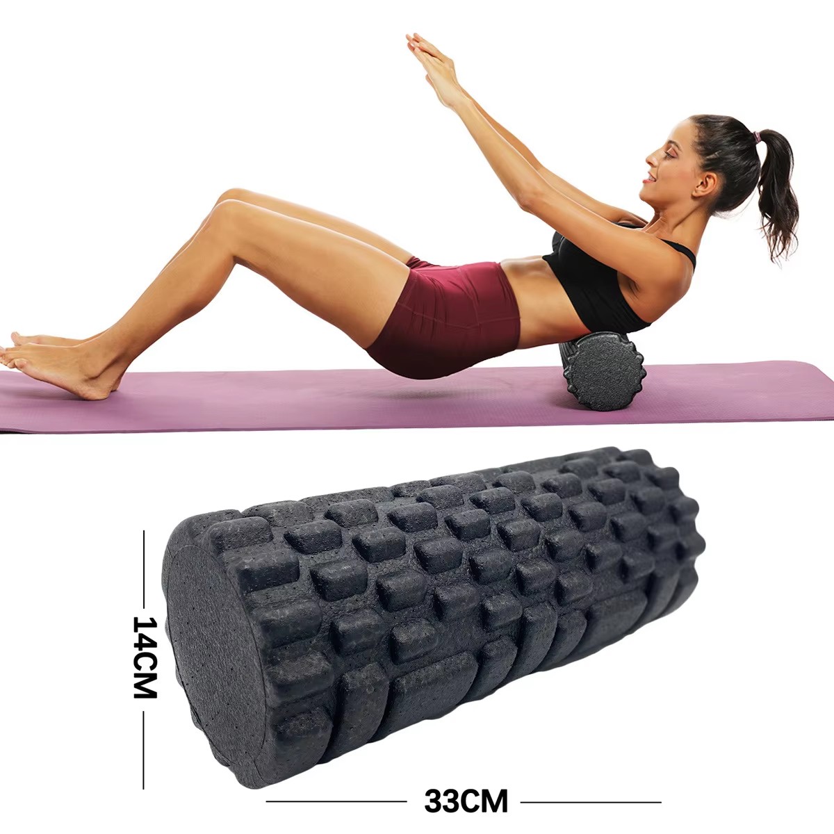 Foam Roller - 30/33 cm Fitness Foam Roller Yoga