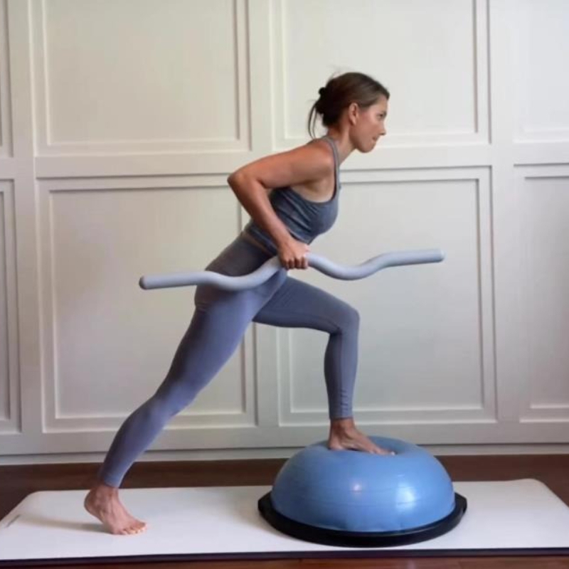 Yoga Fitness Bar - Gewogen Pilates Bar met siliconen hoes,