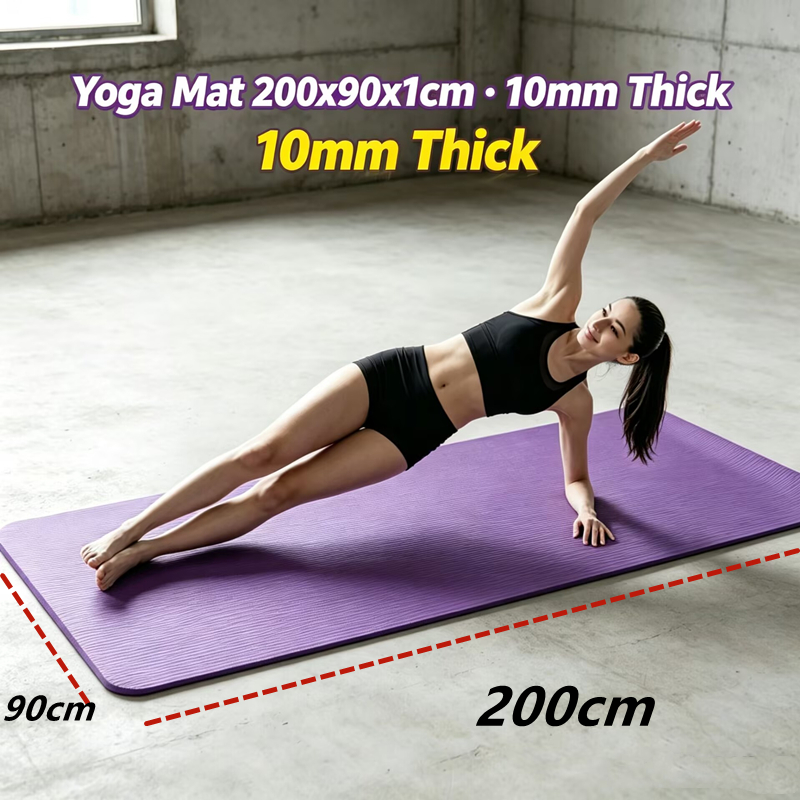 Grote antislip fitness-yogamat - Yoga Fitness Resiliation recensie en prijs