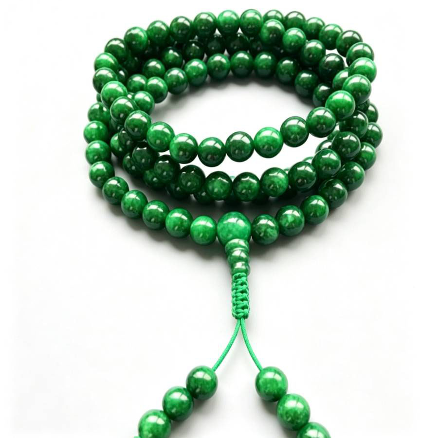 6Mm 108 Natuurlijke Groene Jad - Yoga Health & Fitness Center recensie en prijs