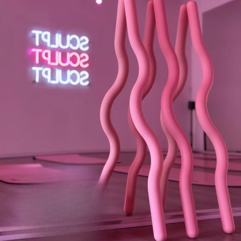 Gewogen Pilates Bar met silico - Yoga Fitness Bar recensie en prijs