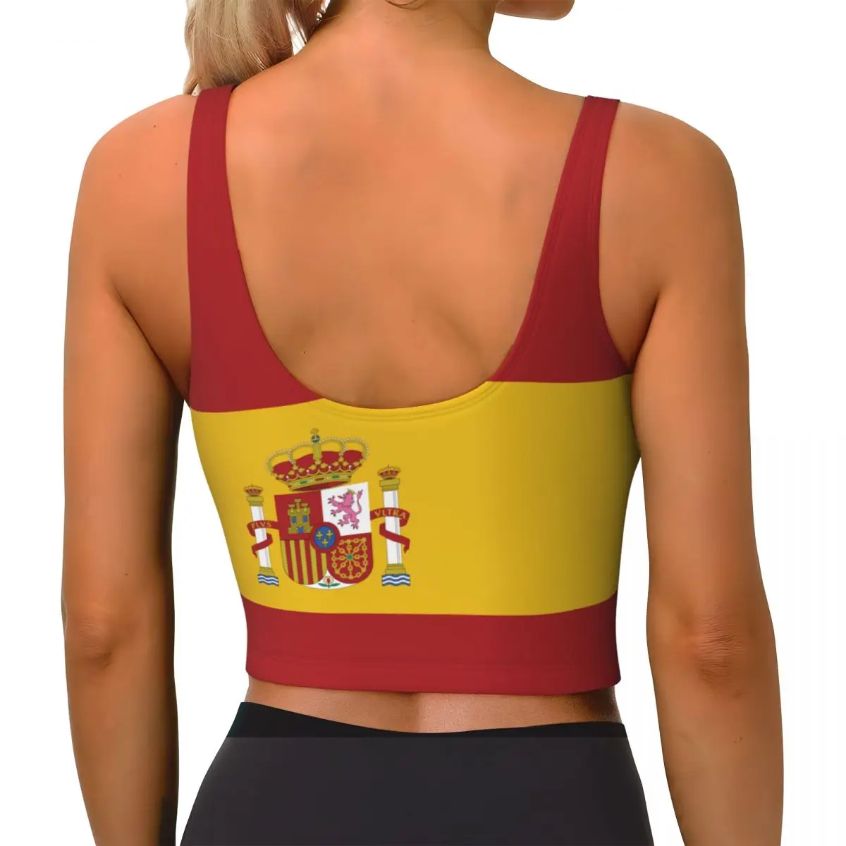 Spanje Vlag Basic Tops Dames S - Yoga Of Fitness recensie en prijs